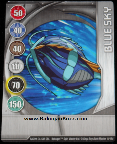 Blue Sky 8 48d Bakugan 1 48d Card Set